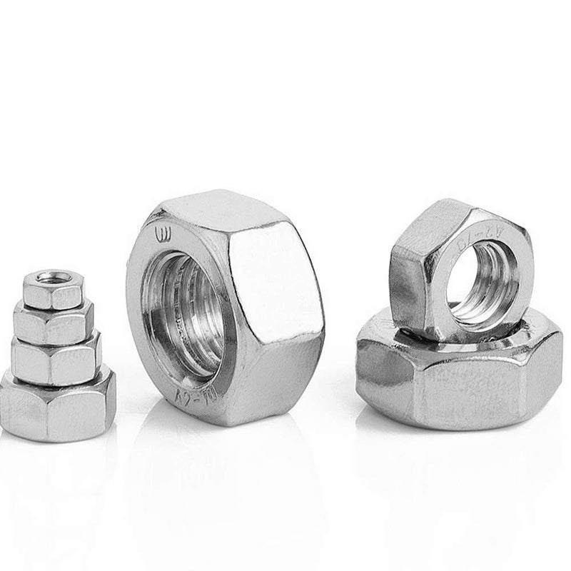 RuoFeng Stainless Steel Hex Nut Pack of 50 (M6) - Image 2
